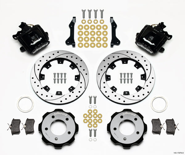 06-12 HONDA CIVIC CR-Z,REAR PB,12" DRILLED ROTORS,BLACK