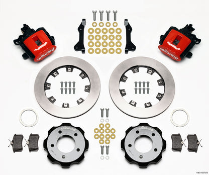 06-12 CIVIC FULL DISC BRAKE KIT,13/12" ROTORS,RED CALIPERS