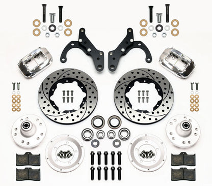 65-68 CHEVY IMPALA KIT,FRONT,11",DRILLED,POLISHED