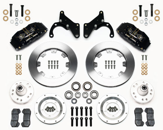 65-68 IMPALA FULL DISC BRAKE KIT,12" ROTORS,BLACK CALIPERS