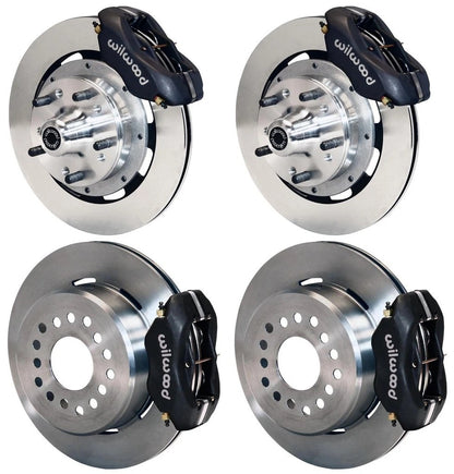 65-68 IMPALA FULL DISC BRAKE KIT,12" ROTORS,BLACK CALIPERS