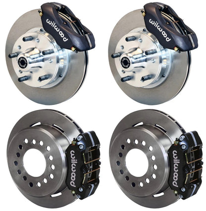 69-70 IMPALA FULL DISC BRAKE KIT,11" ROTORS,BLACK CALIPERS