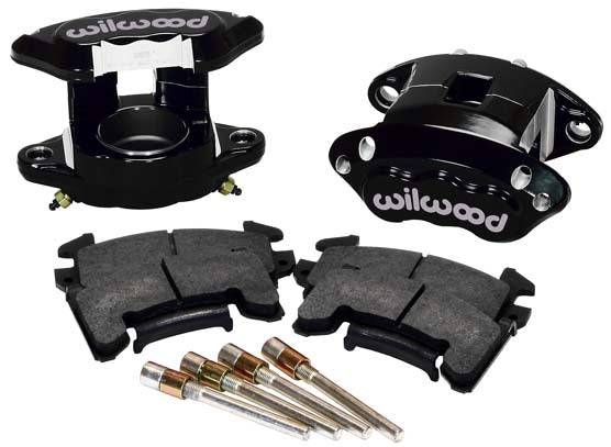 D-154 GM CALIPER & PAD SET,1 PISTON,FRONT,1.04",BLACK