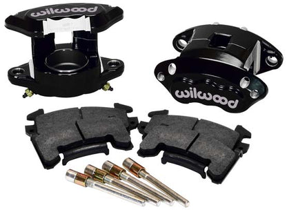 D-154 GM CALIPER & PAD SET,1 PISTON,FRONT,0.81",BLACK