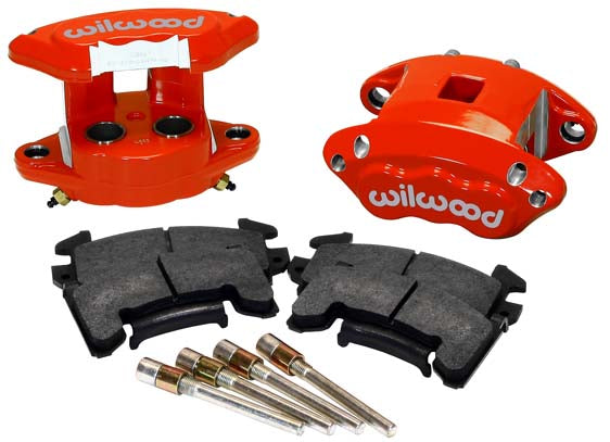 D-154 CALIPER & PAD SET,2P,REAR,0.81,RED