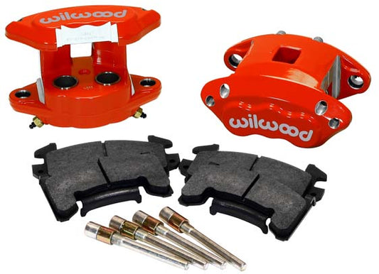 D-154 CALIPER & PAD SET,2P,REAR,0.81,RED
