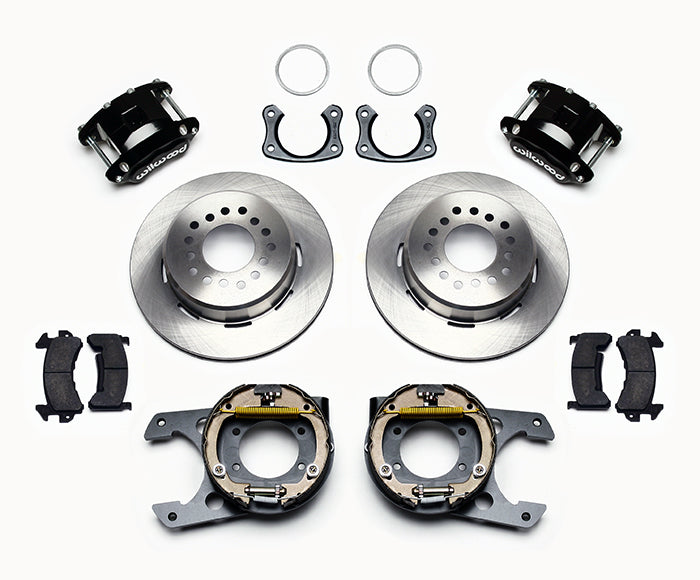 BIG FORD NEW KIT,2.50",REAR PB,GM D154 BLACK CALIPERS,12.19" ROTORS