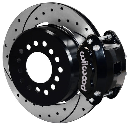 BIG FORD NEW KIT,2.50",REAR PB,GM D154 BLACK CALIPERS,12.19" DRILLED ROTORS