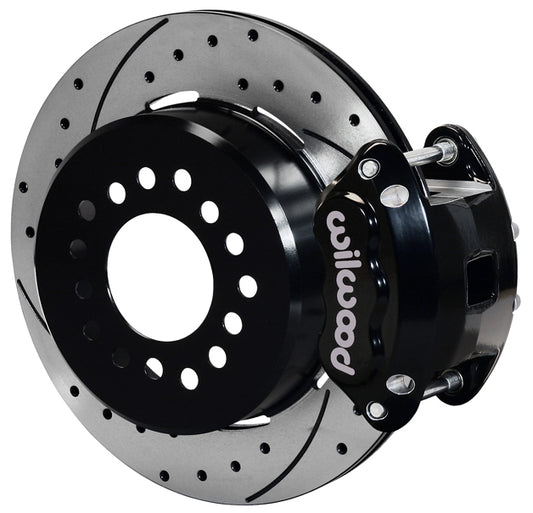 BIG FORD NEW KIT,2.50",REAR PB,GM D154 BLACK CALIPERS,12.19" DRILLED ROTORS