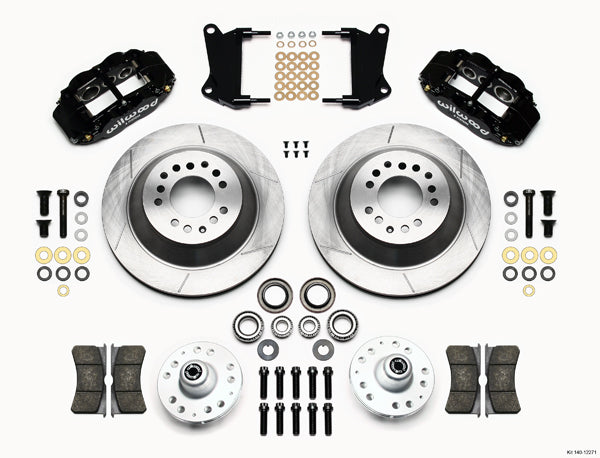 AIR RIDE SYSTEM,ARMS,BARS,WILWOOD 13"/12" BRAKES,BLACK CALIPERS,68-72 GM A-BODY