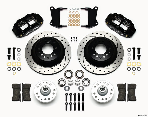 AIR RIDE SYSTEM,ARMS,BARS,WILWOOD 13" DRILLED BRAKES,BLACK CALIPERS,68-72 GM A