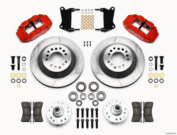 AIR RIDE SYSTEM,ARMS,BARS,CURRIE REAR END,WILWOOD 13"/12" BRAKES,RED,64-67 A-