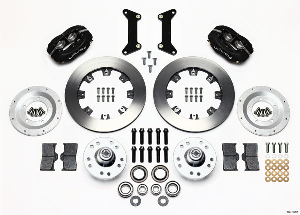 80-87 GM G-BODY KIT,FRONT,FDL,.810",12.19" ROTORS,BLACK CALIPERS