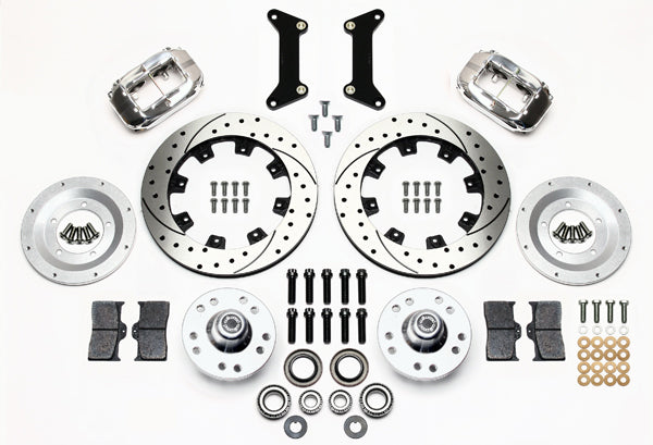 80-87 GM G-BODY KIT,FRONT,FDL,.810",12.19" DRILLED ROTORS,POLISHED CALIPERS