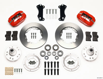 HEIDT'S 55-57 2" DROP KIT,FRONT,FDL,11" ROTORS,RED CALIPERS