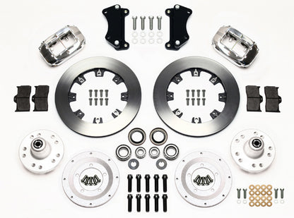 HEIDT'S 55-57 2" DROP KIT,FRONT,FDL,12" ROTORS,POLISHED CALIPERS