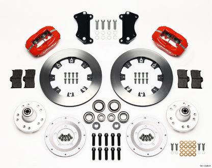 HEIDT'S 55-57 2" DROP KIT,FRONT,FDL,12" ROTORS,RED CALIPERS