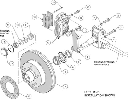 41-56 BUICK KIT,FRONT,FDL,1.29",11.88"
