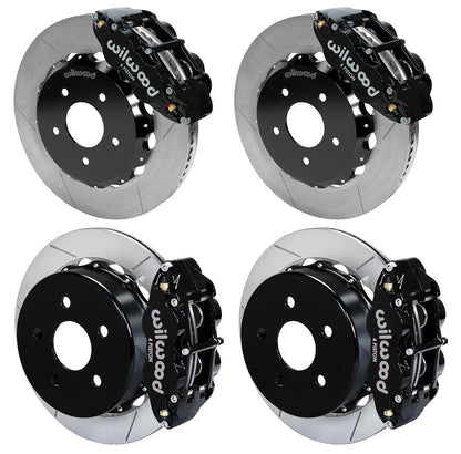 07-18 WRANGLER JK FULL DISC BRAKE KIT,14" ROTORS,BLACK CALIPERS