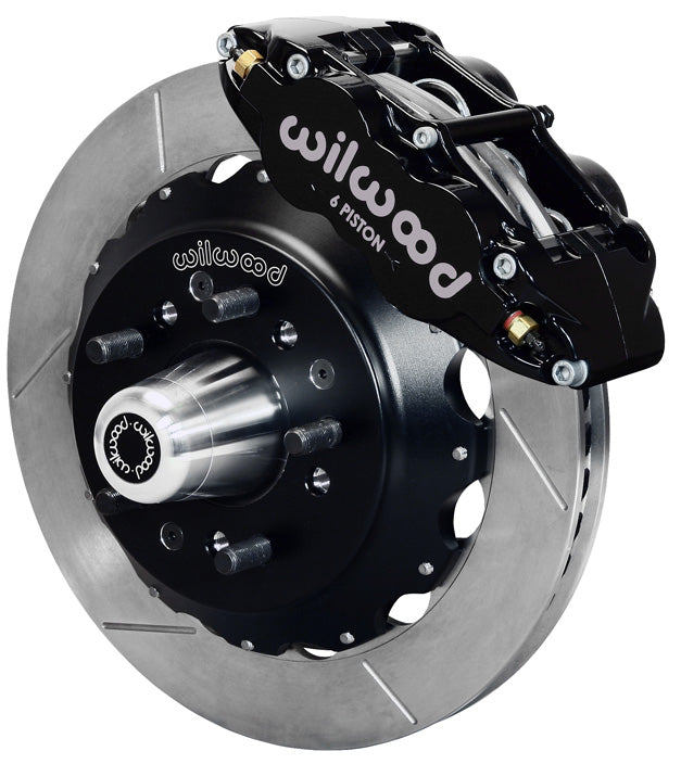 59-64 IMPALA,63-64 CORVETTE,FRONT,14" ROTORS,BLACK CALIPERS