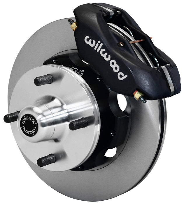 64-66 FORD MUSTANG 6 CYLINDER,4 LUG,FRONT,10.75" ROTORS,BLACK CALIPERS