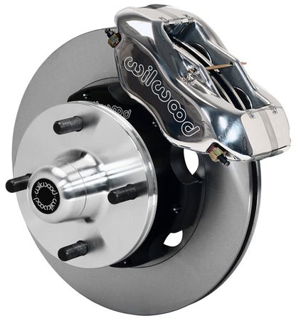 64-66 FORD MUSTANG 6 CYLINDER,4 LUG,FRONT,10.75" ROTORS,POLISHED CALIPERS