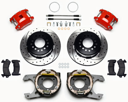 97-02 JEEP WRANGLER,DANA 35,REAR,D154,12" DRILLED,RED