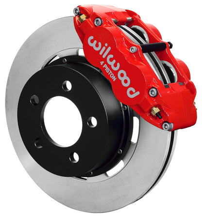 87-89 JEEP WRANGLER YJ,FRONT,12" ROTORS,RED CALIPERS