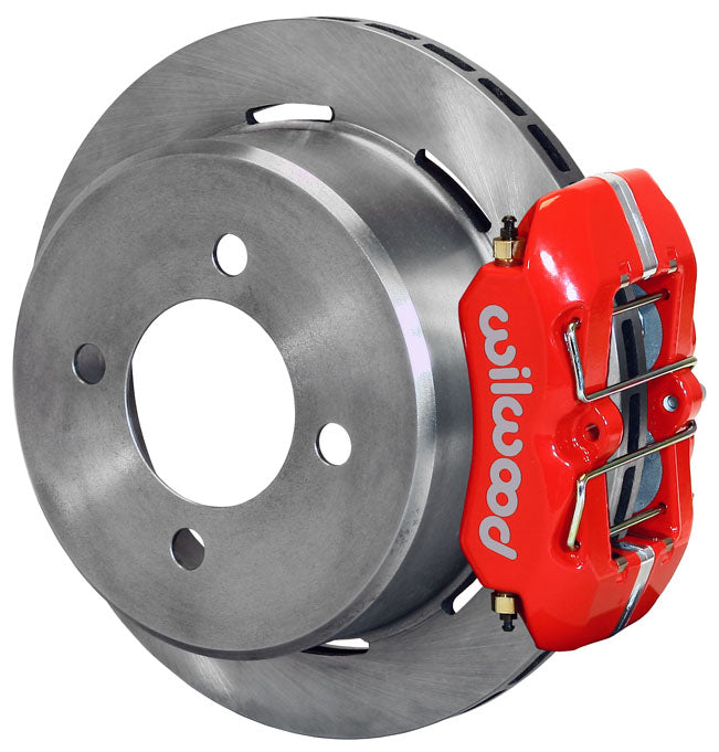 64-66 FORD MUSTANG 6CYL,4 LUG,REAR,11",RED