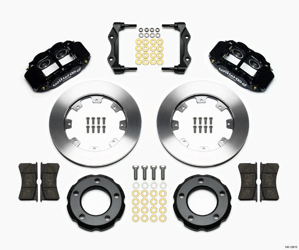 82-86 JEEP CJ KIT,FRONT,12" ROTORS,BLACK CALIPERS