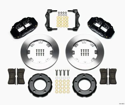82-86 JEEP CJ KIT,FRONT,12" ROTORS,BLACK CALIPERS