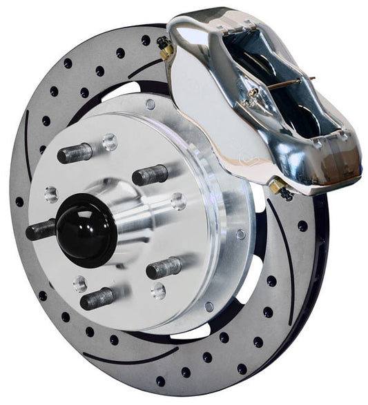 41-56 PACKARD KIT,FRONT,11.75" DRILLED ROTORS,POLISHED