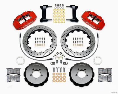 99-12 SUBARU WRX & MORE,FRONT,13",DR,RED