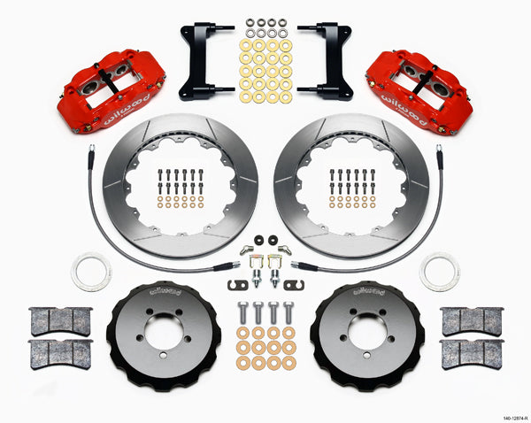 99-12 SUBARU WRX & MORE,FRONT,13",RED