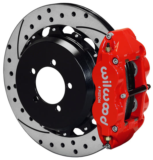 08-12 SUBARU WRX,REAR,13",DRILLED,RED