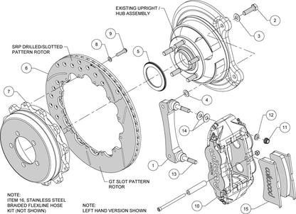 SUBARU IMPREZA,SAAB,REAR,13",DRILLED
