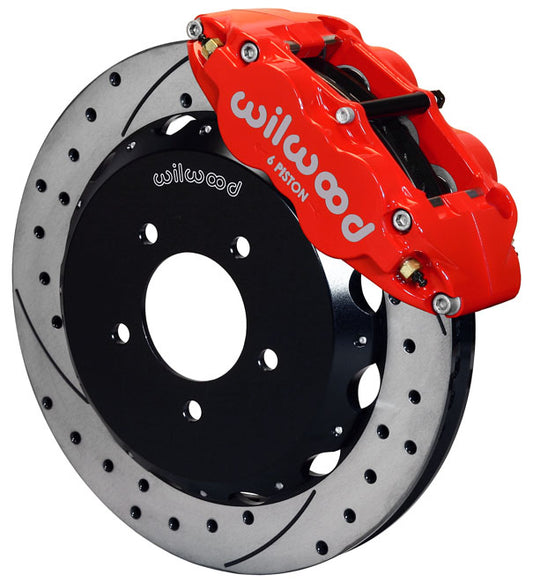 06-12 MAZDA MIATA MX-5,FRONT,13",DRILLED,RED