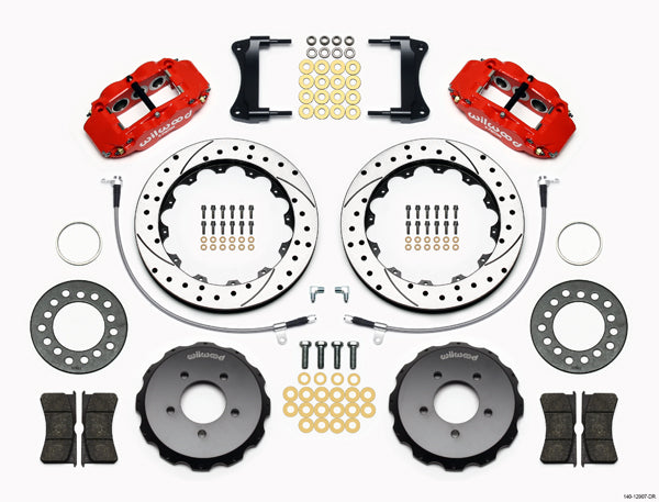 06-12 MAZDA MIATA MX-5,FRONT,13",DRILLED,RED