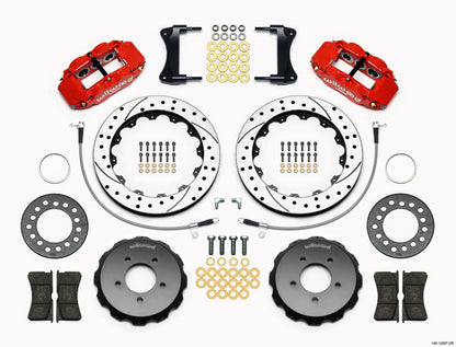 06-12 MAZDA MIATA MX-5,FRONT,13",DRILLED,RED
