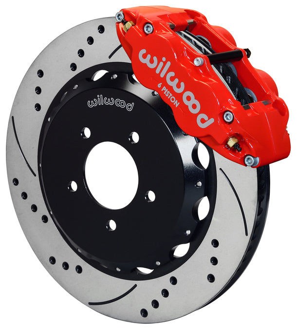 06-12 MAZDA MIATA MX-5,FRONT,14",DRILLED,RED