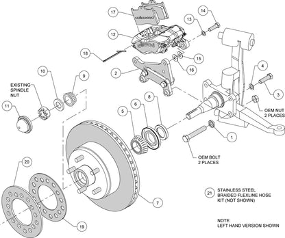 49-53 FORD KIT,FRONT,FDL,11.28"