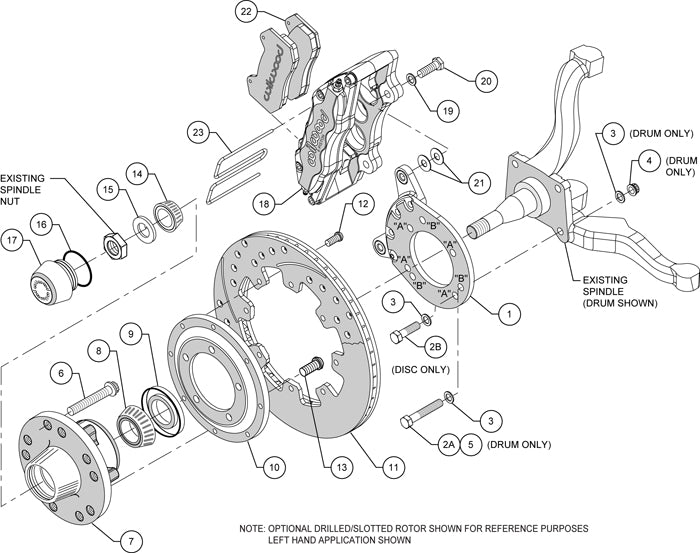 65-69 FORD MUSTANG KIT,FRONT,DP6,12.19"