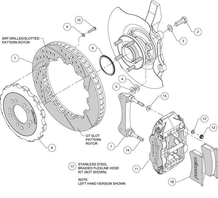 10-16 HYUNDAI GENESIS,FRONT,13",DRILLED