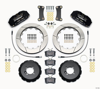 02-13 MINI COOPER FULL DISC BRAKE KIT,13/11.75" ROTORS,BLACK CALIPERS