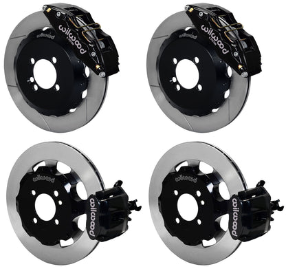 02-13 MINI COOPER FULL DISC BRAKE KIT,13/11.75" ROTORS,BLACK CALIPERS
