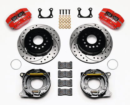 BIG FORD KIT,2.36",REAR PB,DPDB,12" DRILLED ROTORS,RED