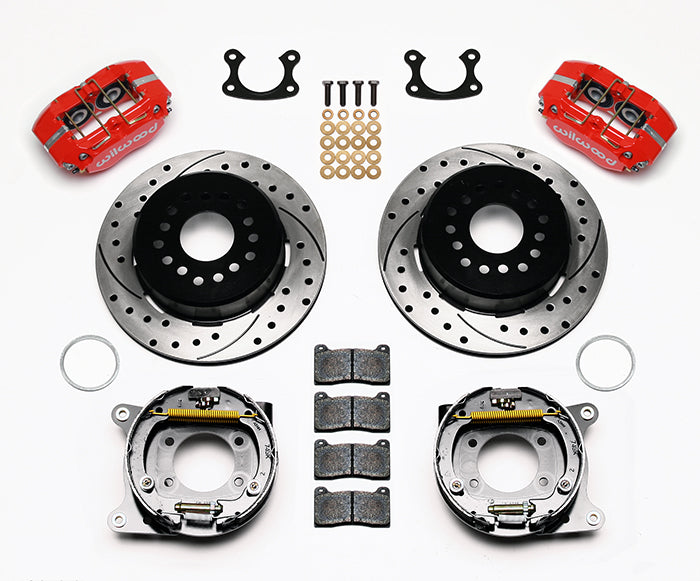 SMALL FORD KIT,2.66",REAR PB,DPDB,12",DR,RED