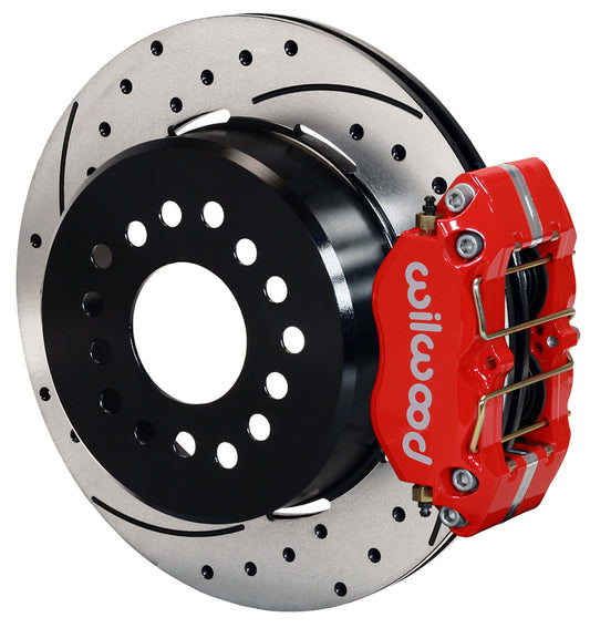 BIG FORD NEW KIT,2.50",REAR,DPDB,12",DRILLED,RED