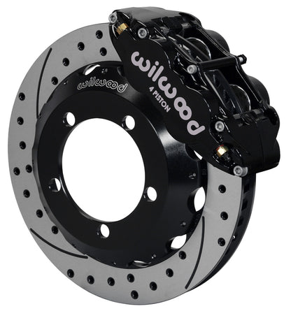 66-75 FORD BRONCO,FRONT,12.90",BLACK,DRILLED