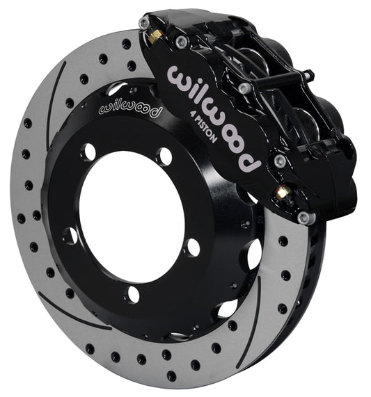 66-75 FORD BRONCO,FRONT,12.90",BLACK,DRILLED